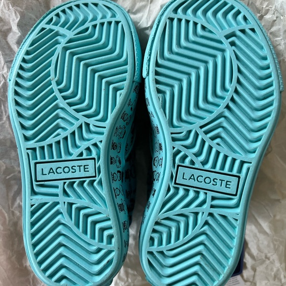Kids canvas slip ons Lacoste * peanuts. Size 6. - Picture 3 of 4